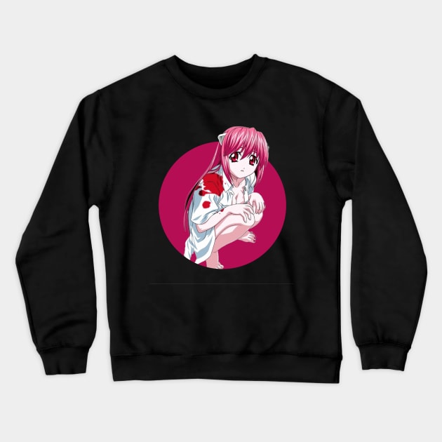 elfen aesthetic Crewneck Sweatshirt by Sparkledoom